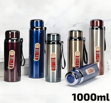1000ml stainless steel vacuum flasks thermoses or insulated water bottles.