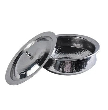 Stainless Steel Hammered Mathar Handi