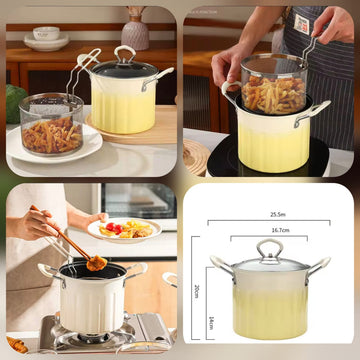 3L Deep Frying Pot (Box Packing) Premium Quality