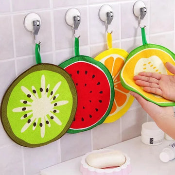 4pcs Fruit Kitchen Cleaning Towels (All prints in 1 Pack)