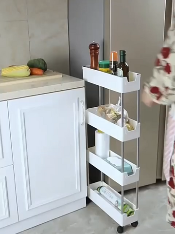 4Layer Storage Rack Trolly (Box Packing) Premium Quality