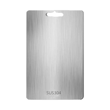 Stainless Steel Double-Sided Cutting Board For Kitchen Chopping & Kneading Dough Board