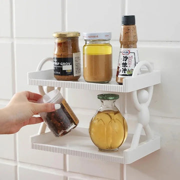 2 Layer wall mounted floating shelve