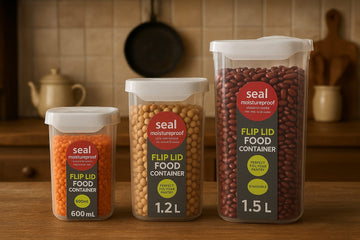 Airtight Flip Lid Food Storage Container 3 PC Set