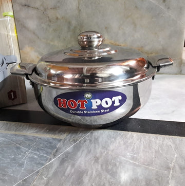 Durable Stainless Steel Insulated Hotpot with Locking Lid