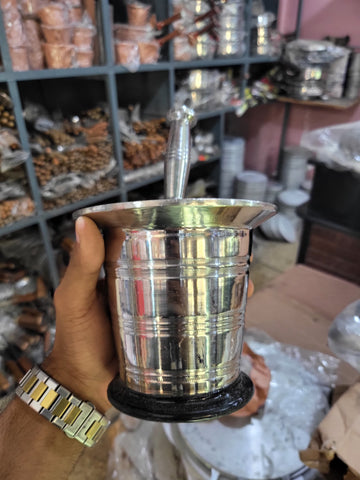 Stainless Steel Mortar and Pestle (kundi danda)