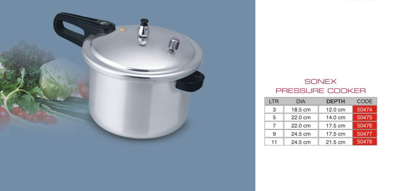 Sonex Pressure Cooker - Aluminium