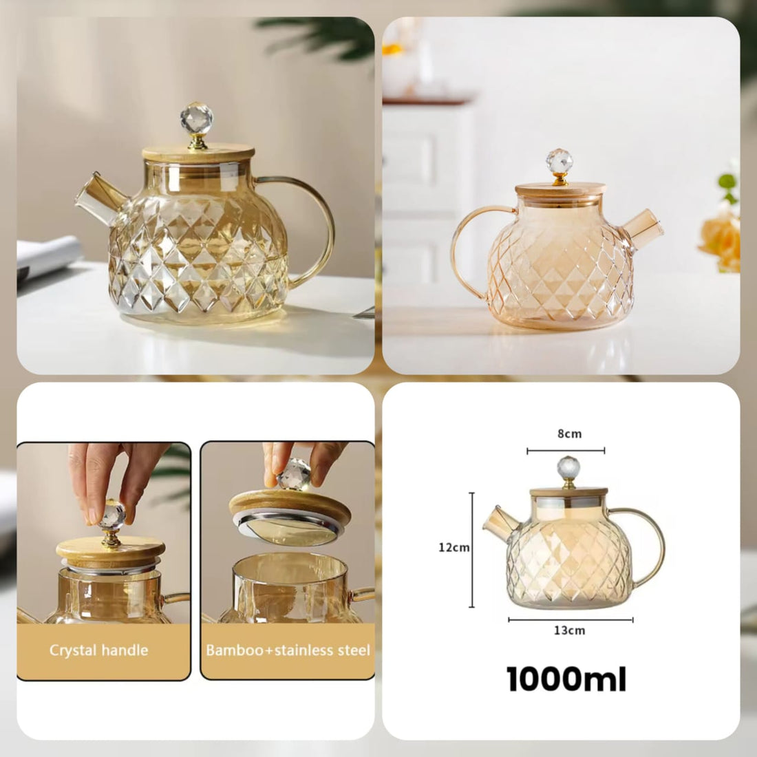 Diamond Tea Pot