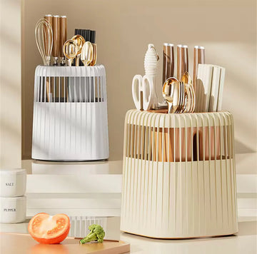 Kitchen Multifunctional Rotating Knife and Cutlery