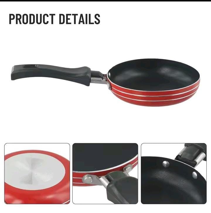 NON STICK ALUMINIUM EGG FRYING PAN 12 cm