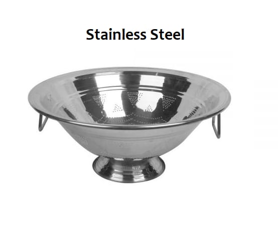 Stainless Steel Rice & Vegetable Washing Bowl