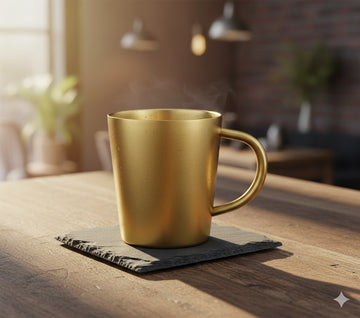 Golden Stainless Steel Tea Cup